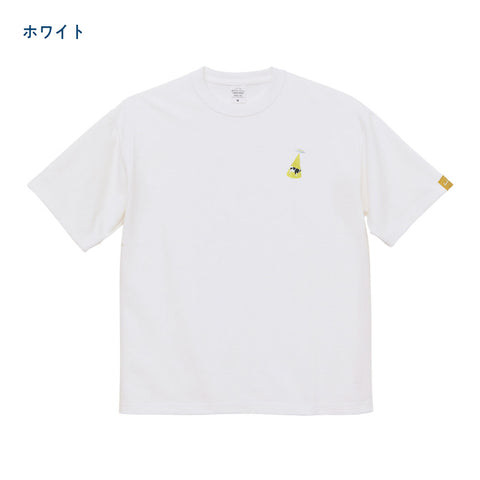 アブダクションされる牛 刺繍 Tシャツ ビックシルエット メンズ honok
