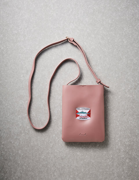 ワンポイント刺繍 スマホバッグ 刺繍 ポーチ