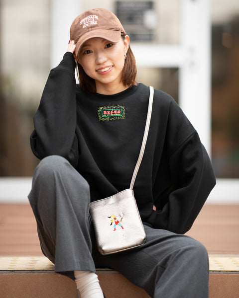 アルゼンチンバックブリーカー スマホバッグ 刺繍 ポーチ ベルト調整可能