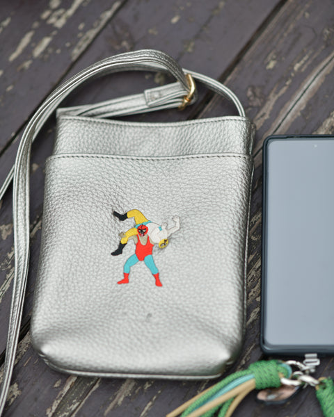 アルゼンチンバックブリーカー スマホバッグ 刺繍 ポーチ ベルト調整可能