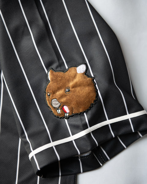 ウォンバット ベースボールシャツ 刺繍 Nook Nook