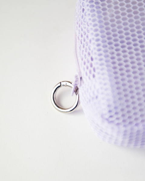 あくびハチワレ猫 刺繍 メッシュポーチ／ ミニポーチ 2個セット　かわいい レディース メンズ 小物入れ アクセサリーケース コスメポーチ 旅行用 プレゼントにも◎