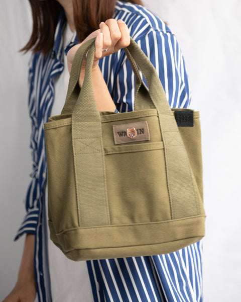 【ワインさん】ウォンバット刺繍タグ トートバッグ ランチトートバッグ ギフト