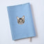 【新書サイズ】キジトラ ブックカバー 新書版サイズ あくびする猫 刺繍 ブックカバー 日本製 honok