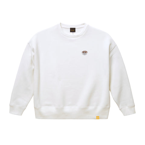 カワウソ 動物 トレーナー 裏起毛 ワンポイント 刺繍 honok