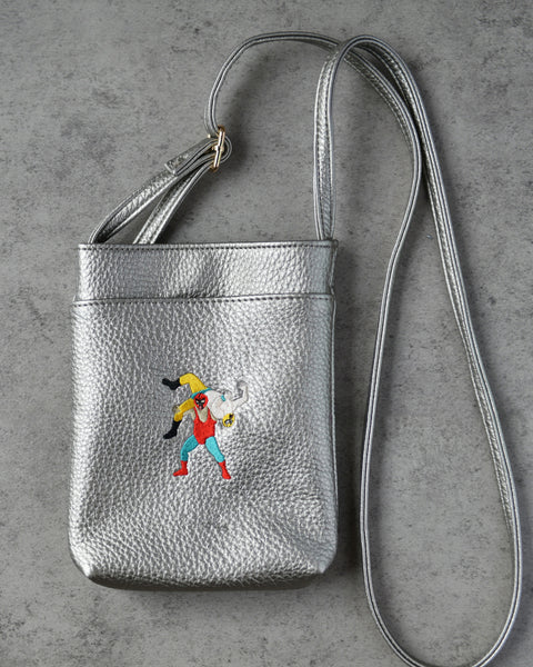 アルゼンチンバックブリーカー スマホバッグ 刺繍 ポーチ ベルト調整可能