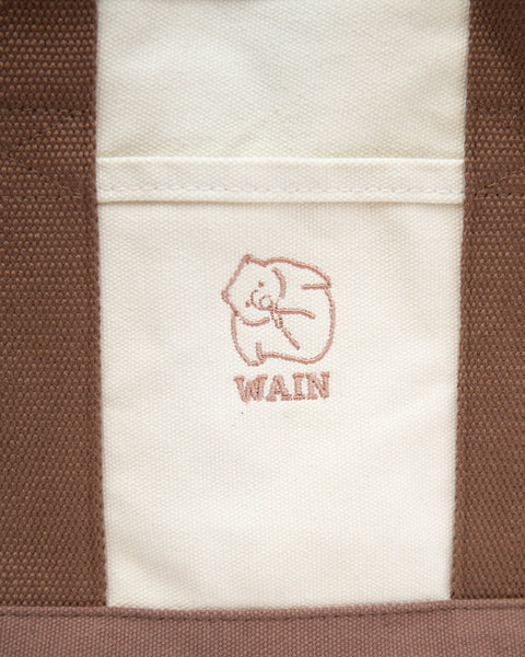 【ワインさん】あの雲× NookNook 刺繍 ランチトート ウォンバット トートバッグ  ギフト