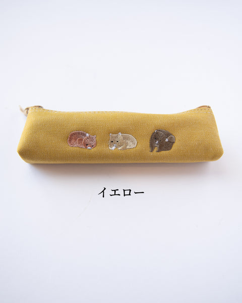 【あの雲×NOOKNOOK】ウォンバット 刺繍 ペンケース ギフト