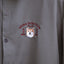 【半袖シルキーシャツ】柴犬（茶）　刺繍｜SHIBA DOG CLUB｜honok