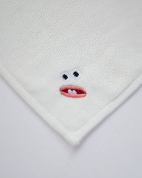 【全８カラー】Paafy Nibbles ギグリー 刺繍 ハンカチ ｜今治タオル ギフトに最適 honok