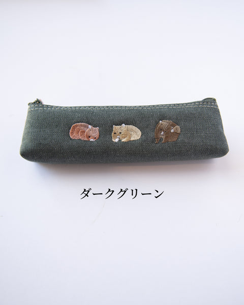 【あの雲×NOOKNOOK】ウォンバット 刺繍 ペンケース ギフト