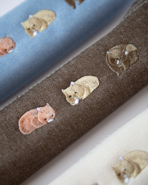 【あの雲×NOOKNOOK】ウォンバット 刺繍 ペンケース ギフト
