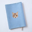 【新書サイズ】茶トラ ブックカバー 新書版サイズ あくびする猫 刺繍 ブックカバー 日本製 honok