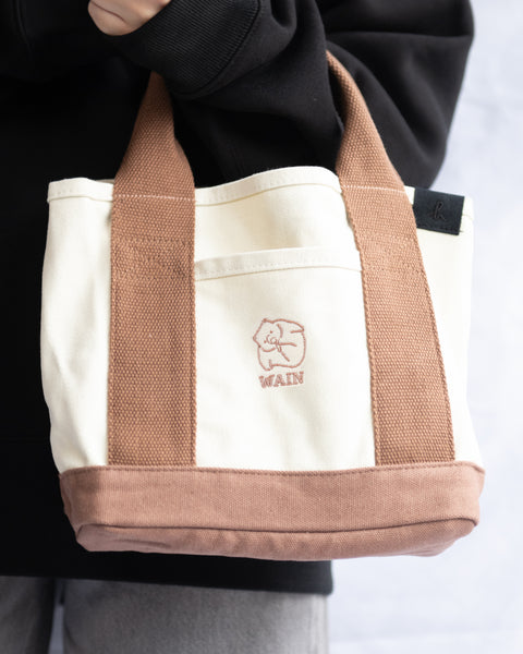 【ワインさん】あの雲× NookNook 刺繍 ランチトート ウォンバット トートバッグ  ギフト