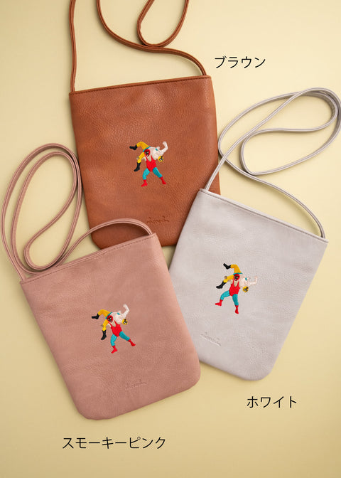 「アルゼンチンバックブリーカー」刺繍 ミニバッグ ギフト