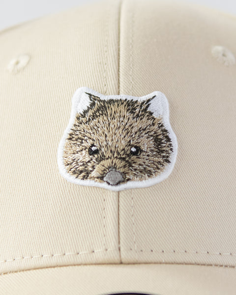 五月山動物園ウォンバット「ユキ」キャップ　選べるサイズ M/L 刺繍ワンポイント Nook Nook