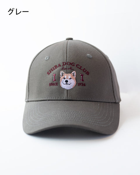 【キャップ】柴犬（茶）刺繍｜SHIBA DOG CLUB｜honok