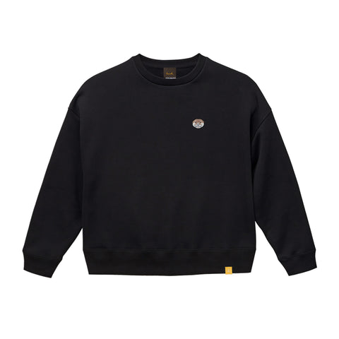 カワウソ 動物 トレーナー 裏起毛 ワンポイント 刺繍 honok