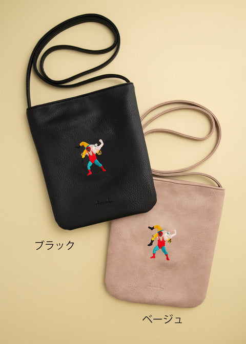 「アルゼンチンバックブリーカー」刺繍 ミニバッグ ギフト