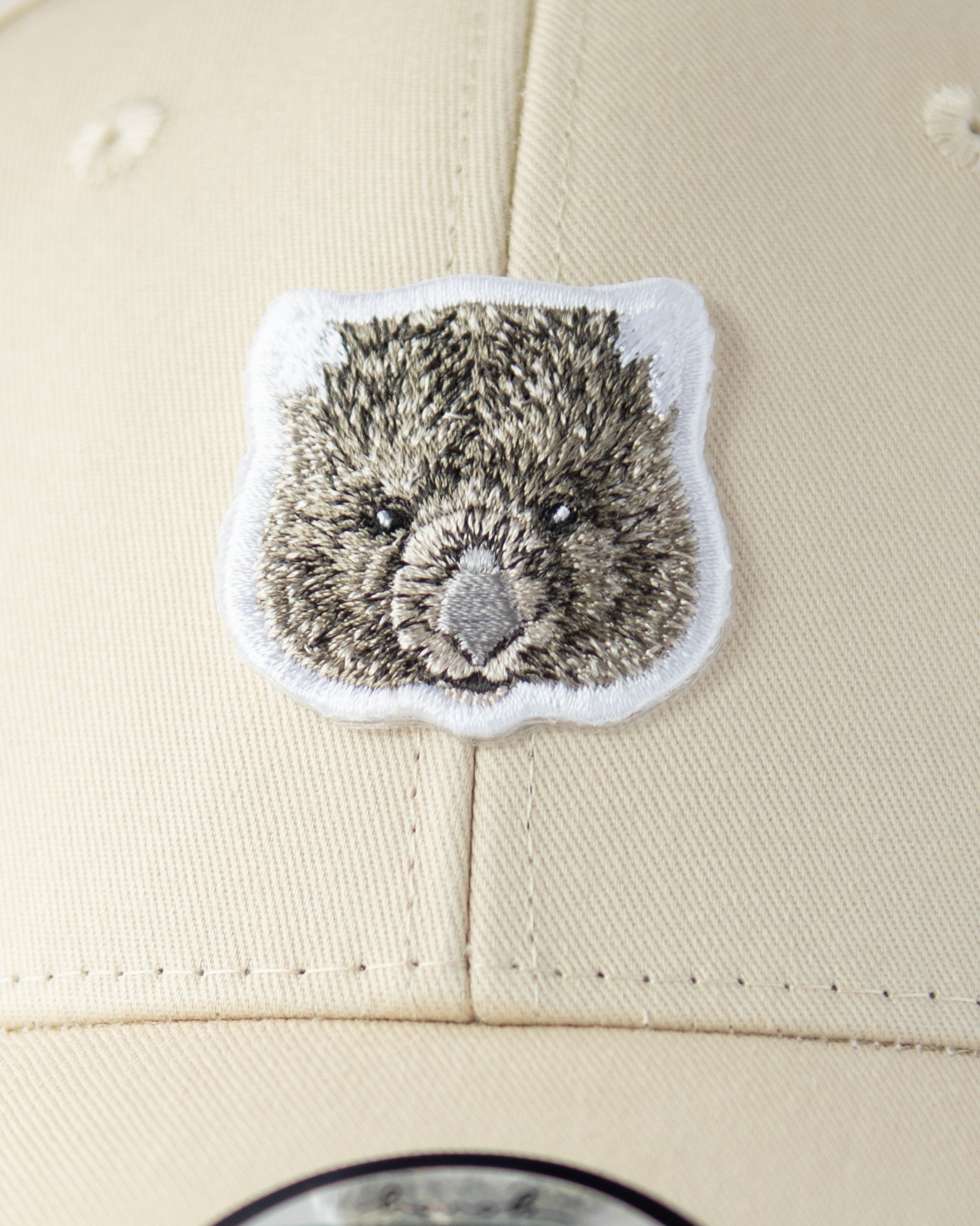 ウォンバット 「フク」 キャップ 選べるサイズ 刺繍 ワンポイント Nook